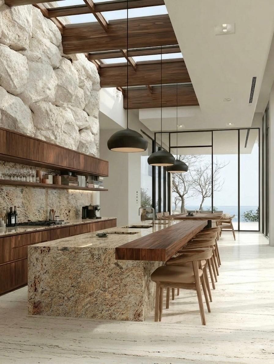 Bathroom Vanities — slab detail