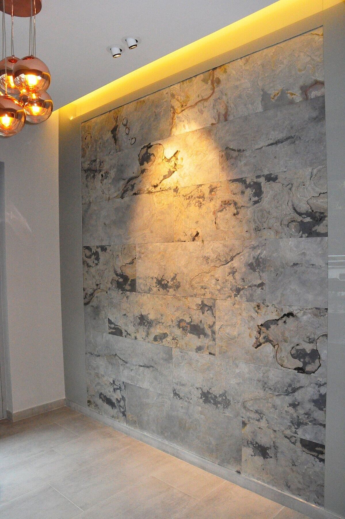 Stone Veneer Wall